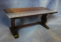 Lyre End Table - 6 Inch